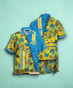 Los Angeles Chargers NFL Summer Hawaiian Shirt, Los Angeles Chargers Fan Shirt