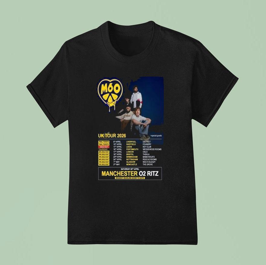 M60 02 Ritz Uk Tour 2026 Shirt M60 02 Ritz Uk Tour 2026 Shirt