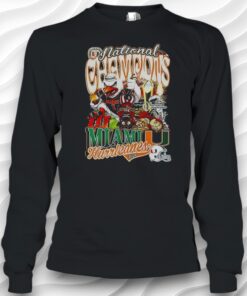 Miami Hurricanes Beat Indiana Hoosiers NCAA Football National Champions 2026 Mascot Shirt