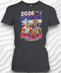 New England Patriots 2026 Super Bowl LIX Levis Stadium Shirt