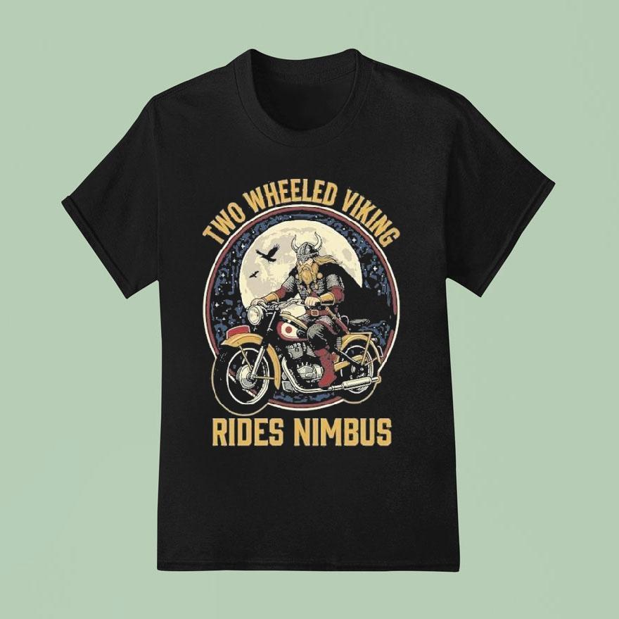 Nimbus Two Wheeled Viking Rides Nimbus Motor Shirt Nimbus Two Wheeled Viking Rides Nimbus Motor Shirt