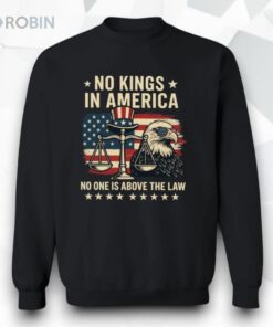 No Kings In America No One Is Above The Law Shirt