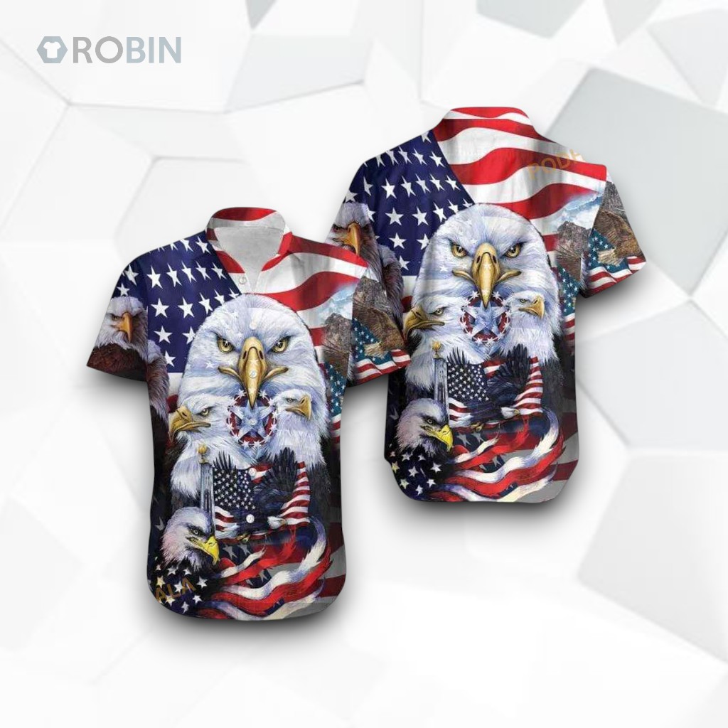 Patriot 4th Of July Eagle Star Honour Adul Full Size Funny Hawaiian Shirt Patriot 4th Of July Eagle Star Honour Adul Full Size Funny Hawaiian Shirt