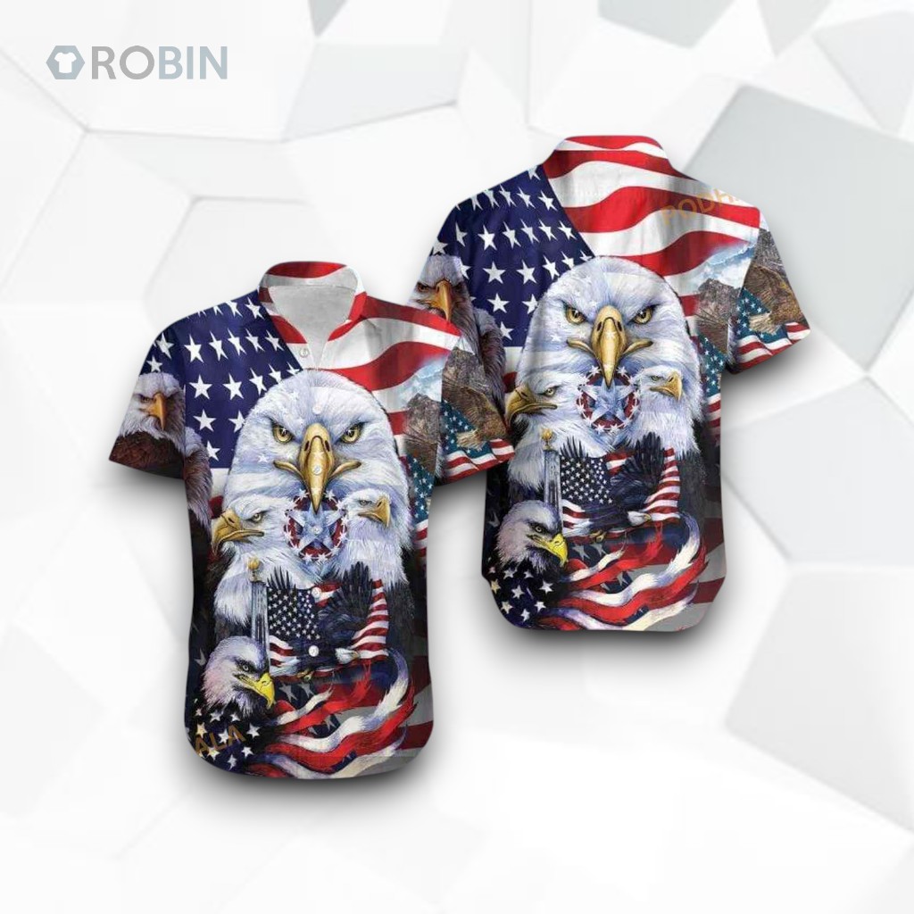 Patriot 4th Of July Eagle Star Honour Adul Full Size Funny Hawaiian Shirt Patriot 4th Of July Eagle Star Honour Adul Full Size Funny Hawaiian Shirt