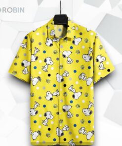 Peanut Peanut Beagle And His Friend Yellow Funny Hawaiian Shirt