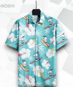 Peanut Peanut Beagle Surfing Summer Cute Funny Hawaiian Shirt