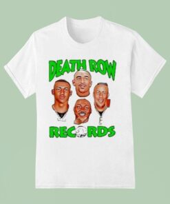 Philadelphia Eagles Philly X Death Row Records Aj Brown Jalen Hurts Devonta Smith And Saquon Barkley Heads Faces Shirt