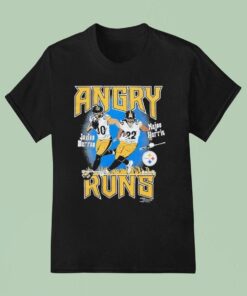Pittsburgh Slers Jaylen Warren And Najee Harris Angry Runs Good Morning Football Nfl Shirt