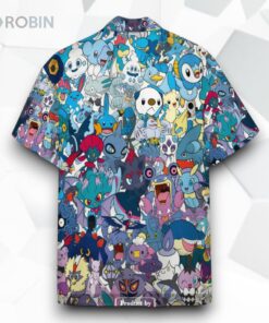 Pokemon All The Water Pokemon Pokemon Funny Hawaiian Shirt, Pokemon Merch