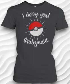 Pokemon Wedding Matching Bridal Party Shirt