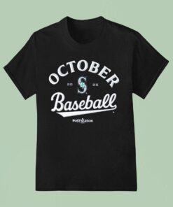 Seattle Mariners October Baseball Mlb Postseason 2025 Shirt