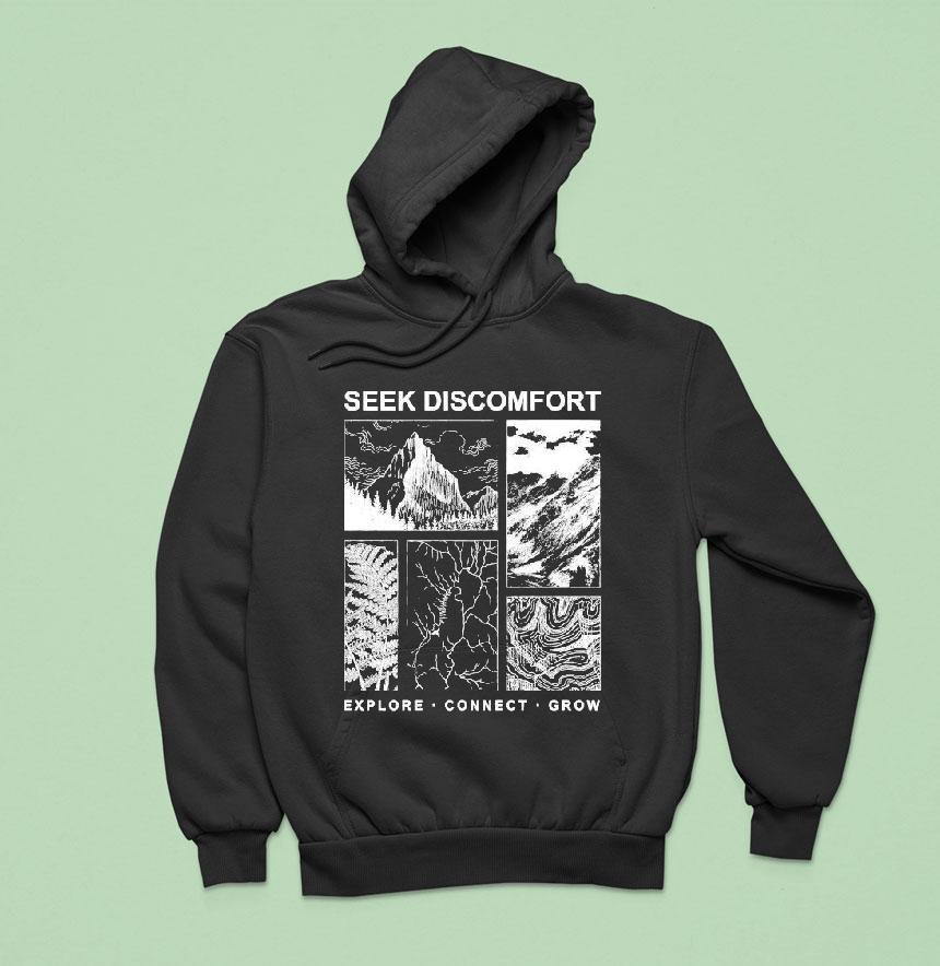 Seek Discomfort Explore Connect Grow Elements Shirt Seek Discomfort Explore Connect Grow Elements Shirt