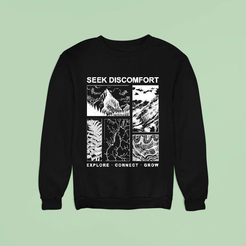 Seek Discomfort Explore Connect Grow Elements Shirt Seek Discomfort Explore Connect Grow Elements Shirt