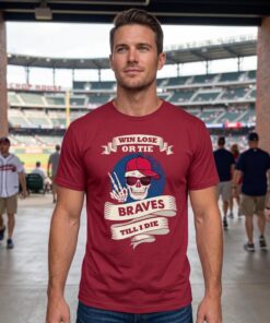 Skull Say Hi Atlanta Braves Unisex Shirt