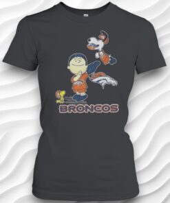 Snoopy And Friends X Denver Broncos NFL Cartoon Unisex Shirt