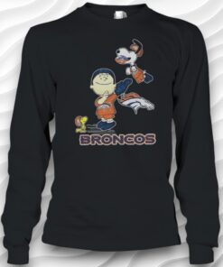 Snoopy And Friends X Denver Broncos NFL Cartoon Unisex Shirt
