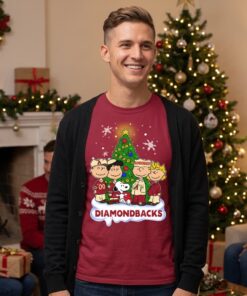Snoopy The Peanuts Arizona Diamondbacks Christmas Unisex Shirt