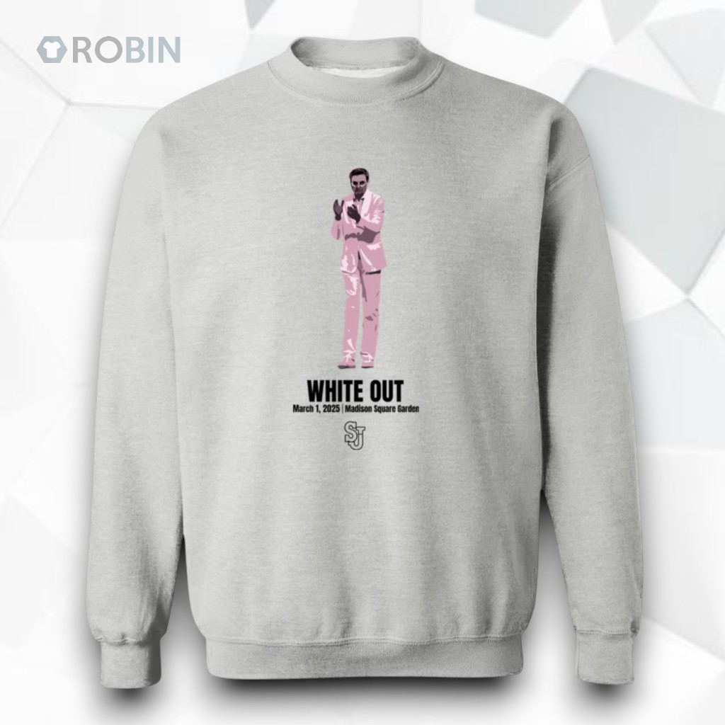 St. John’s White Out March 1 2025 Madison Square Garden Shirt St. John’s White Out March 1 2025 Madison Square Garden Shirt