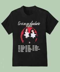 Te Vi En Un Planetario Gira 2026 Tour Shirt