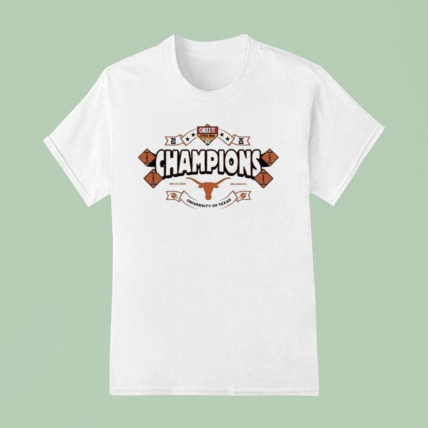 Texas Longhorns Cheez-it Citrus Bowl Champions 2025 Orlando Fl Shirt Texas Longhorns Cheez-it Citrus Bowl Champions 2025 Orlando Fl Shirt