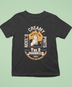 The 2 Johnnies Noel’s Creamy Pints Australia Tour 2024 Shirt