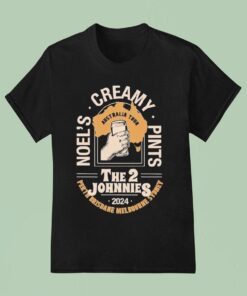 The 2 Johnnies Noel’s Creamy Pints Australia Tour 2024 Shirt