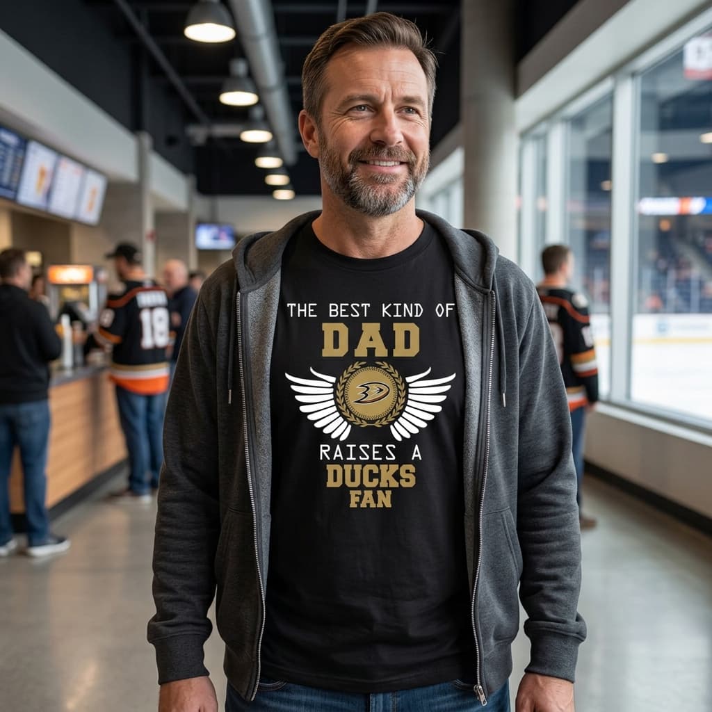 The Best Kind Of Dad Anaheim Ducks Unisex Shirt The Best Kind Of Dad Anaheim Ducks Unisex Shirt