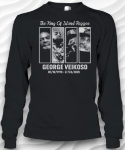 The King Of Island Reggae George Veikoso 1970 2025 Tribute Unisex Shirt