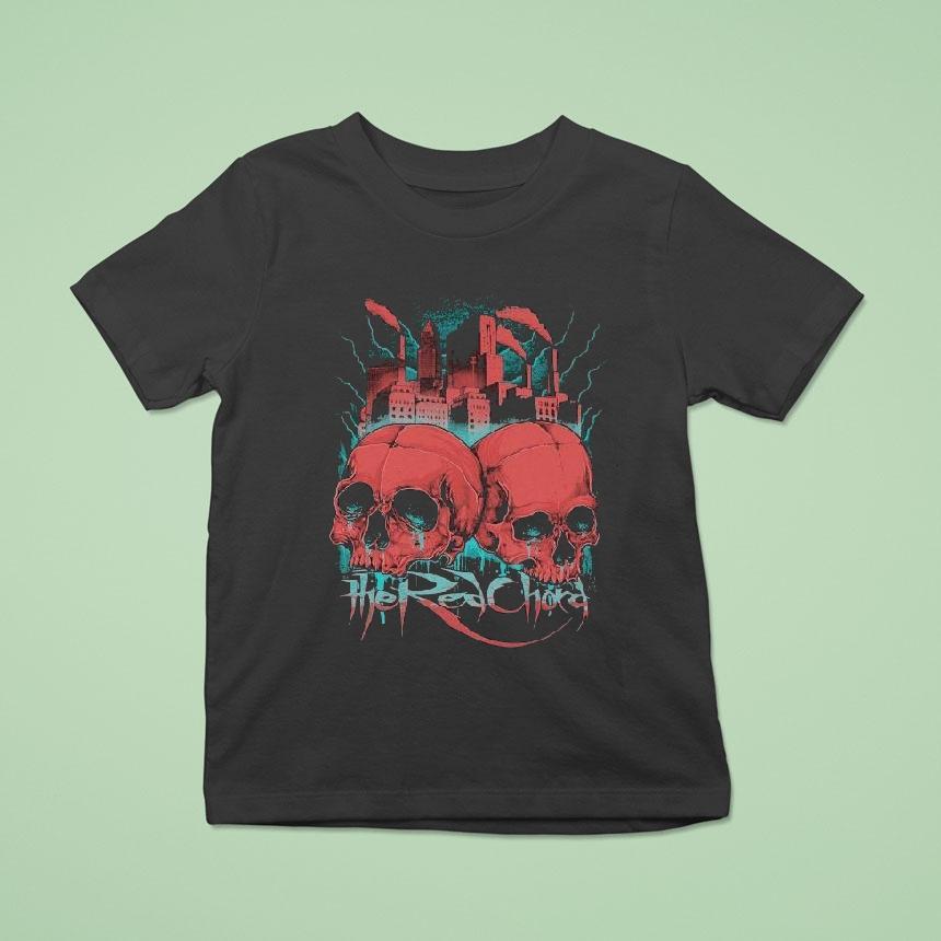The Red Chord Skull Factory Shirt The Red Chord Skull Factory Shirt