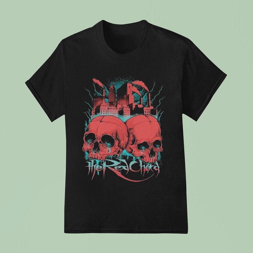 The Red Chord Skull Factory Shirt The Red Chord Skull Factory Shirt