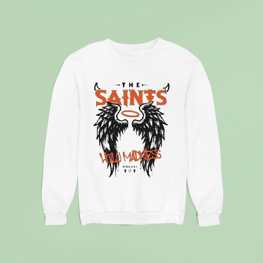 The Saints Holy Madness Wings Shirt The Saints Holy Madness Wings Shirt