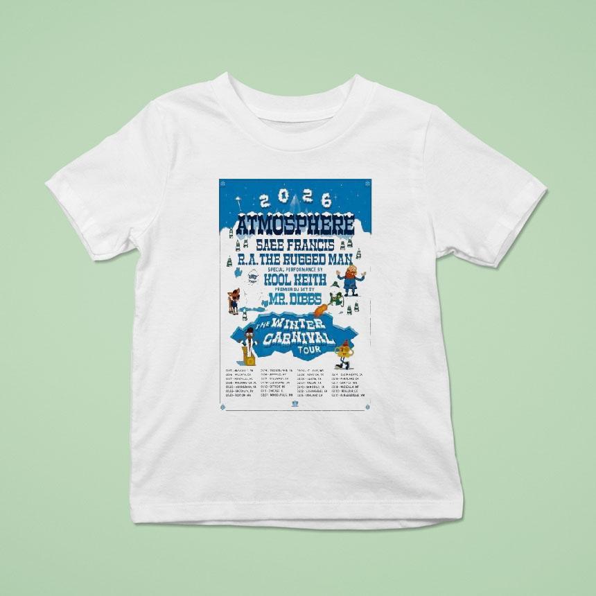 The Winter Carnival Tour Jan + Feb 2026 Atmosphere Shirt The Winter Carnival Tour Jan + Feb 2026 Atmosphere Shirt