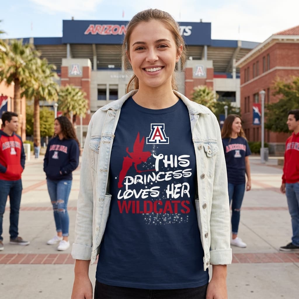 This Princess Love Her Arizona Wildcats Unisex Shirt This Princess Love Her Arizona Wildcats Unisex Shirt
