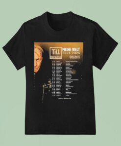 Till Lindemann Meine Welt Tour 2025 Shirt
