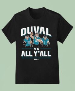 Trevor Lawrence, Travis Etienne, Parker Washington Duval Vs. All Y’all Shirt
