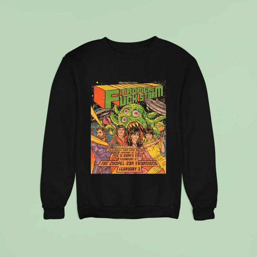 Tropical Fuck Storm The Chapel Feb 3 2026 Shirt Tropical Fuck Storm The Chapel Feb 3 2026 Shirt