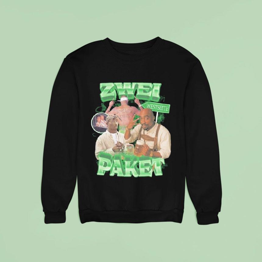Tupac Shakur Zwei Paket Two Pack Westseite Shirt Tupac Shakur Zwei Paket Two Pack Westseite Shirt