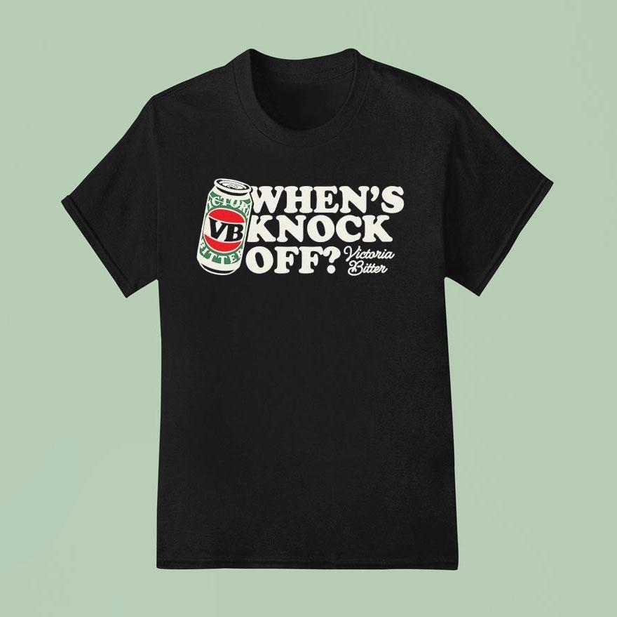 Victor Bravo's When's Knock Off Shirt Victor Bravo's When's Knock Off Shirt