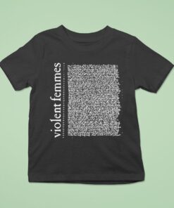 Violent Femmes Self-titled Lyrics Shirt