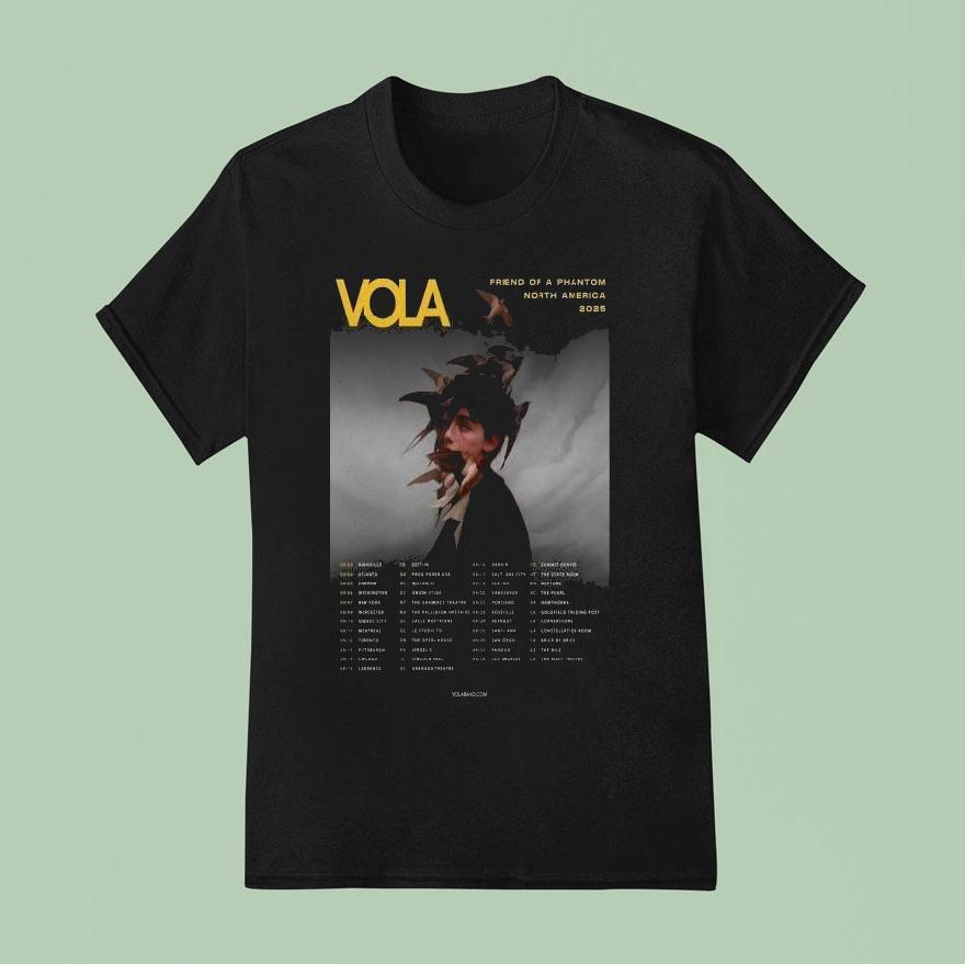 Vola Friend Of A Phantom North America Tour 2025 Shirt Vola Friend Of A Phantom North America Tour 2025 Shirt