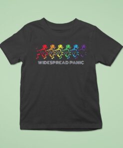 Widespread Panic Dancing Note Eater Rainbow Shirt