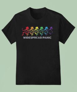 Widespread Panic Dancing Note Eater Rainbow Shirt