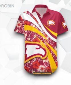 Winthrop Eagles NCAA Hibiscus Sport Style Funny Hawaiian Shirt Winthrop Eagles NCAA Hibiscus Sport Style Funny Hawaiian Shirt