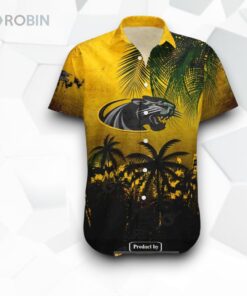 Wisconsin Milwaukee Panthers NCAA Coconut Tree Tropical Grunge Funny Hawaiian Shirt
