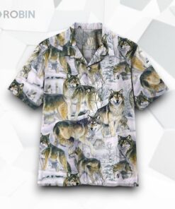 Wolves Classic Design For Summer Funny Hawaiian Shirt