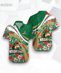 Wright State Raiders NCAA Hibiscus Sport Style Funny Hawaiian Shirt