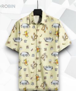 Wtp Yellow Pooh Bear Comic Awesome High Funny Hawaiian Shirt
