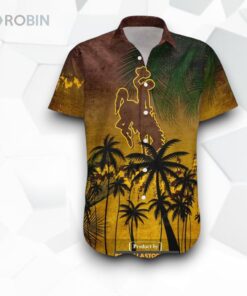 Wyoming Cowboys NCAA Coconut Tree Tropical Grunge Funny Hawaiian Shirt, Wyoming Cowboys Shirt Wyoming Cowboys NCAA Coconut Tree Tropical Grunge Funny Hawaiian Shirt, Wyoming Cowboys Shirt