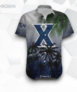 Xavier Musketeers NCAA Coconut Tree Tropical Grunge Funny Hawaiian Shirt