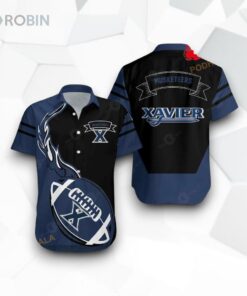Xavier Musketeers NCAA Flame Ball Funny Hawaiian Shirt